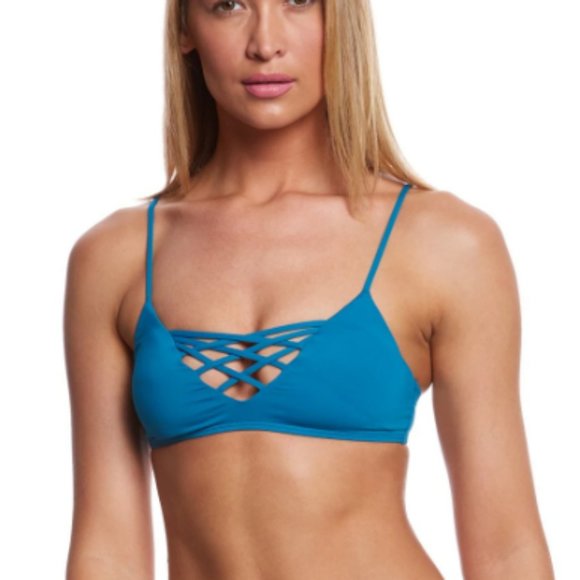 L*Space Sensual Solid Jaime Bikini Top - Picture 3 of 4